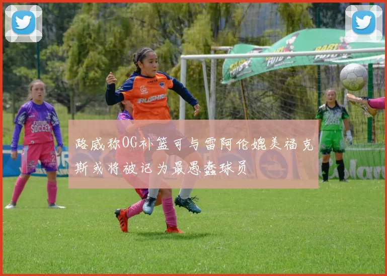 路威称OG补篮可与雷阿伦媲美福克斯或将被记为最愚蠢球员